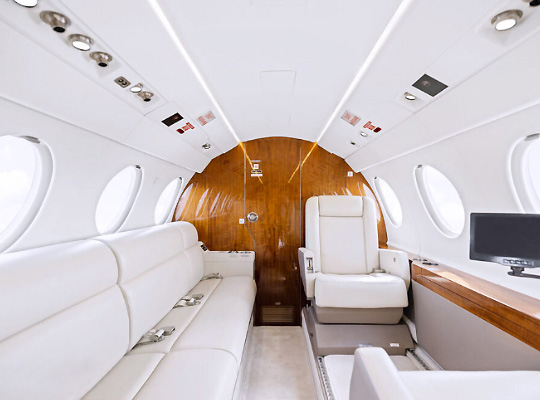 Luxury Jet Cessna Citation Seating